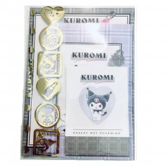 Japan Sanrio Mini Letter Envelope Set - Kuromi / Cheeky but Charming
