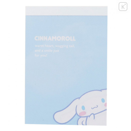 Japan Sanrio Mini Notepad - Cinnamoroll / Blue - 1