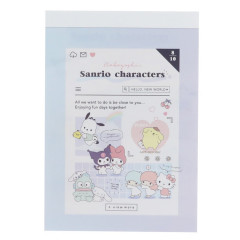 Japan Sanrio Mini Notepad - Mix Characters / Screen