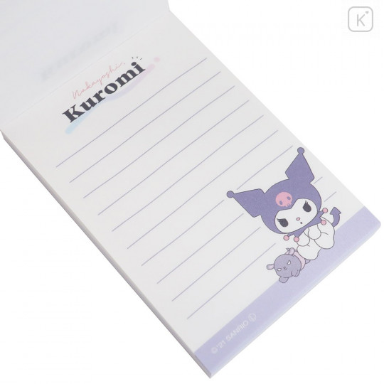 Japan Sanrio Mini Notepad - Kuromi / Screen - 2