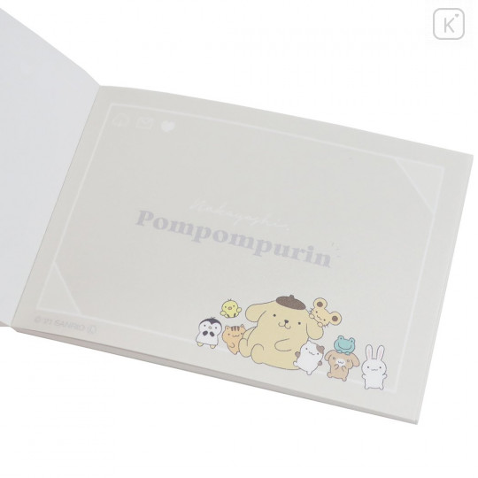 Japan Sanrio Mini Notepad - Pompompurin / Sceen - 3