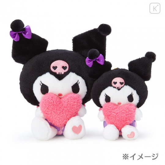 Japan Sanrio Plush Toy - Kuromi / Heart Pants - 4