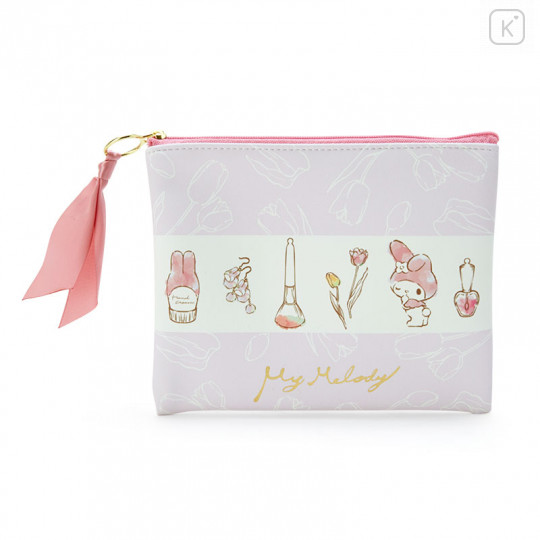 Japan Sanrio Flat Pouch - My Melody / Light Color - 1