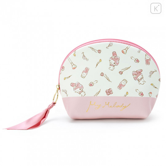 Japan Sanrio Round Pouch - My Melody / Light Color - 1