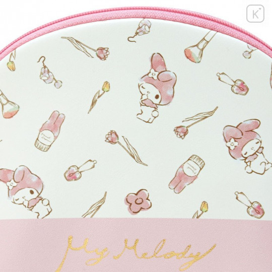 Japan Sanrio Round Pouch - My Melody / Light Color - 4