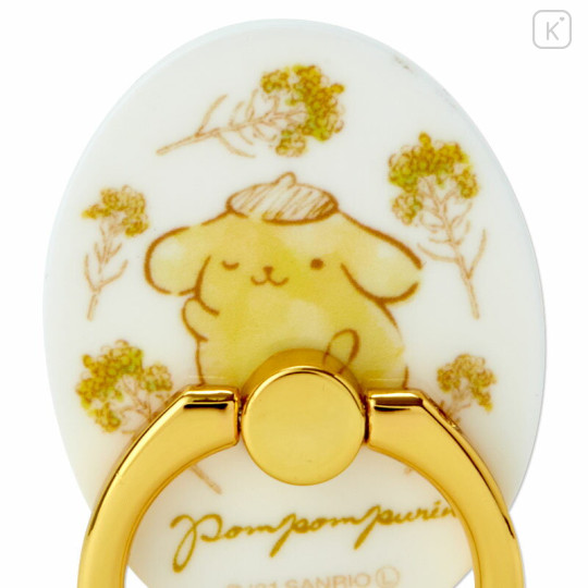 Japan Sanrio Smartphone Ring - Pompompurin : Light Color - 2
