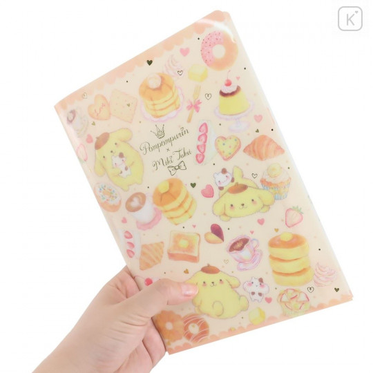 Japan Sanrio × Miki Takei Letter Set with A5 File - Pompompurin / Fantasy - 3