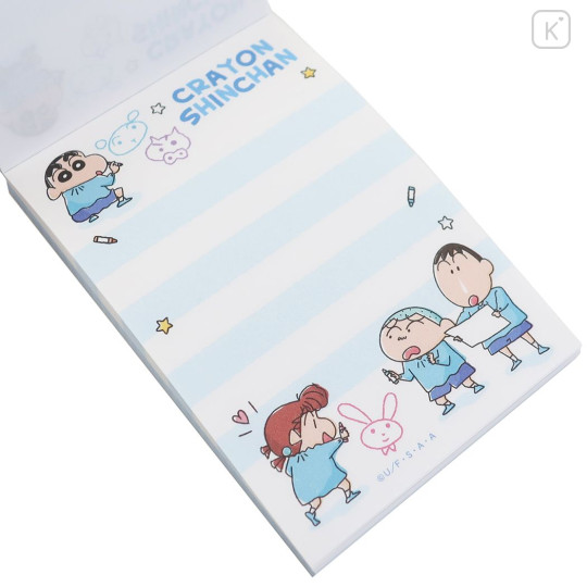 Japan Crayon Shin-chan Mini Notepad - Friends - 2