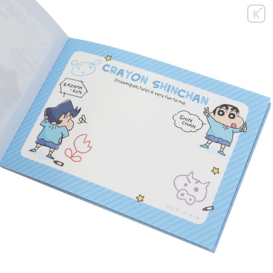 Japan Crayon Shin-chan Mini Notepad - Friends - 3