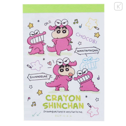 Japan Crayon Shin-chan Mini Notepad - ChocoB - 1