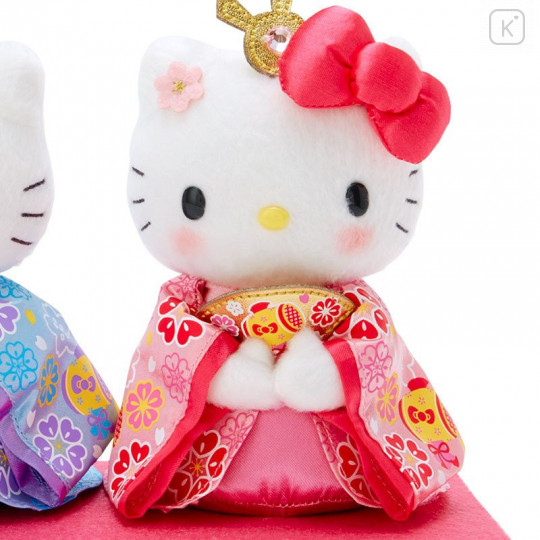 Japan Sanrio Hinamatsuri Doll Set - Hello Kitty & Dear Daniel - 5