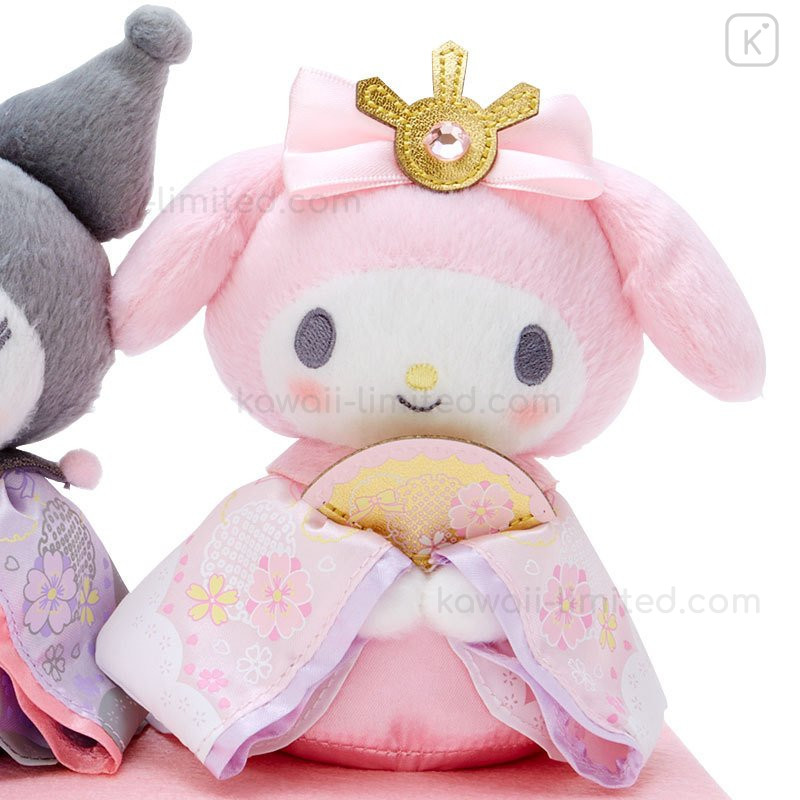 Sanrio My Melody & Kuromi Hinamatsuri Plush doll 2020 Japan import NEW 