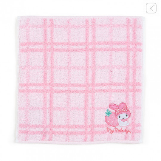 Japan Sanrio Petit Towel - My Melody / Check - 1
