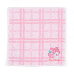 Japan Sanrio Petit Towel - My Melody / Plaid