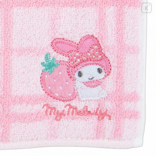 Japan Sanrio Petit Towel - My Melody / Plaid - 2