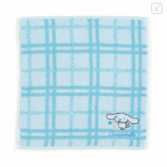 Japan Sanrio Petit Towel - Cinnamoroll / Plaid - 1