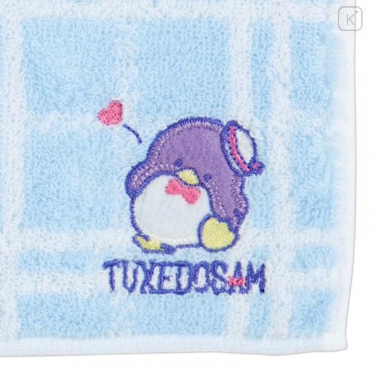 Japan Sanrio Petit Towel - Tuxedo Sam / Check - 2