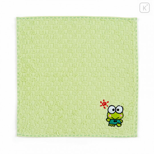 Japan Sanrio Petit Towel - Keroppi / Stitch - 1