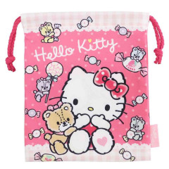 Japan Sanrio Drawstring Bag (S) - Hello Kitty Candy Land