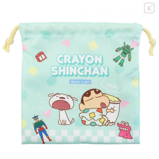 Japan Crayon Shin-chan Drawstring Bag - Sleep - 1