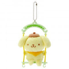 Japan Sanrio Swing Mascot Keychain - Pompompurin