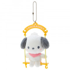 Japan Sanrio Swing Mascot Keychain - Pochacco