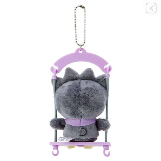 Japan Sanrio Swing Mascot Keychain - Badtz-maru - 2