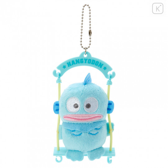 Japan Sanrio Swing Mascot Keychain - Hangyodon - 1
