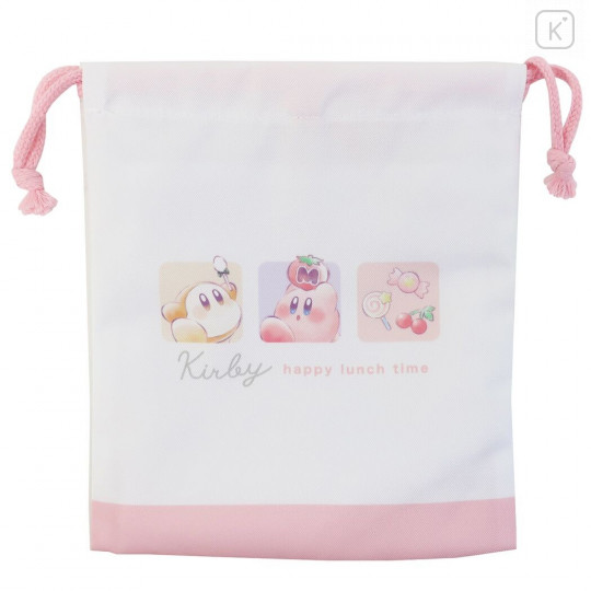 Japan Kirby Drawstring Bag - Happy Lunch Time - 1