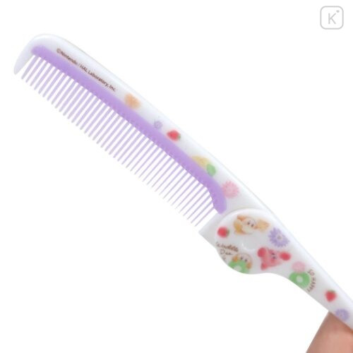 Japan Kirby Folding Compact Comb with Case - Fruit - 2