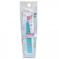 Japan Kirby Folding Compact Comb with Case - Ice Cream - 1