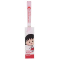 Japan Chibi Transparent Chopsticks 23cm - Maruko-chan / Light Pink - 1