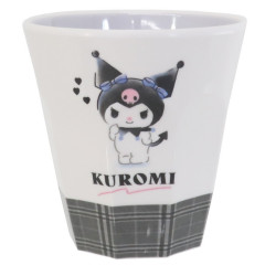 Japan Sanrio Kuromi Melamine Cup - White