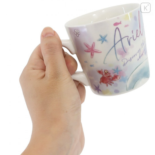 Japan Disney Ceramic Mug - Ariel Sunny Day - 3