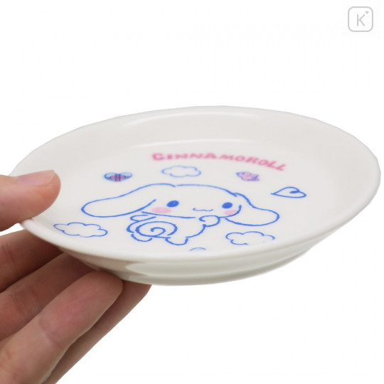 Japan Sanrio Cinnamoroll Mini Plate - White - 2