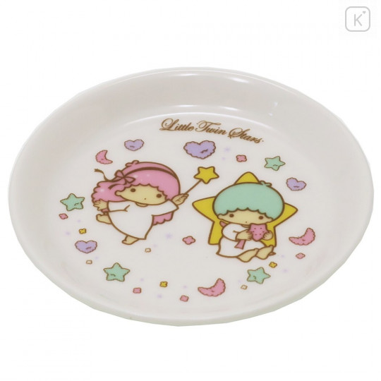 Japan Sanrio Little Twin Stars Mini Plate - White - 1