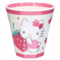 Japan Sanrio Hello Kitty Melamine Tumbler - Strawberry - 1