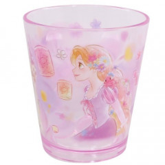 Japan Disney Acrylic Cup Clear Airy - Rapunzel / Purple