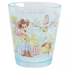 Japan Disney Acrylic Cup Clear Airy - Toy Story / Blue
