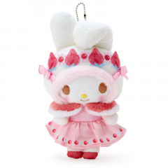 Japan Sanrio Mascot Holder - My Melody / Sweet Lookbook Berry