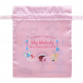 Japan Sanrio Drawstring Bag 3pcs Set - My Melody / Sweet Lookbook - 6