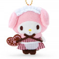 Japan Sanrio Mini Mascot Keychain - My Melody / Chocolate Cafe - 2