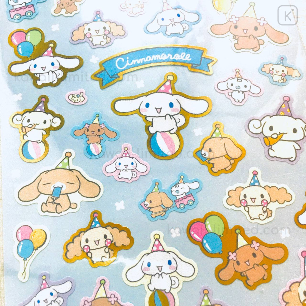 Japan Sanrio Gold Accent Sticker - Cinnamoroll 2022 | Kawaii Limited