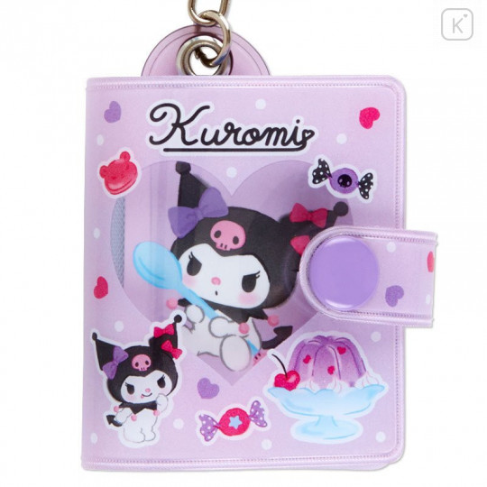 Japan Sanrio Mini Album Keychain - Kuromi - 4