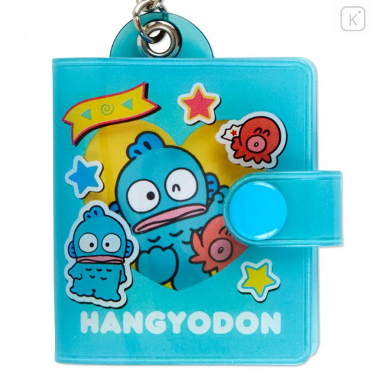 Japan Sanrio Mini Album Keychain - Hangyodon - 4