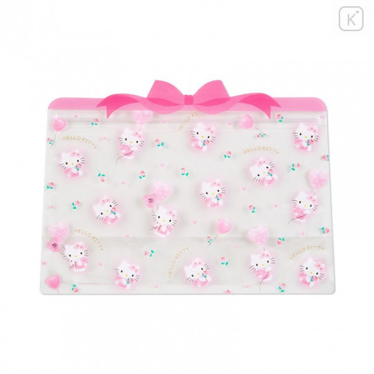 Japan Sanrio Zipper Clear Bag 5pcs Set - Hello Kitty - 2