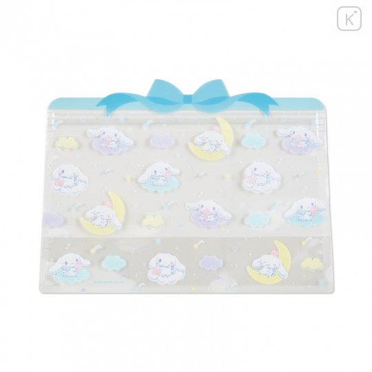 Japan Sanrio Zipper Clear Bag 5pcs Set - Cinnamoroll - 2