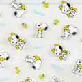 Japan Sanrio Zipper Clear Bag 5pcs Set - Snoopy - 3