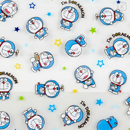 Japan Sanrio Zipper Clear Bag 5pcs Set - Doraemon - 3
