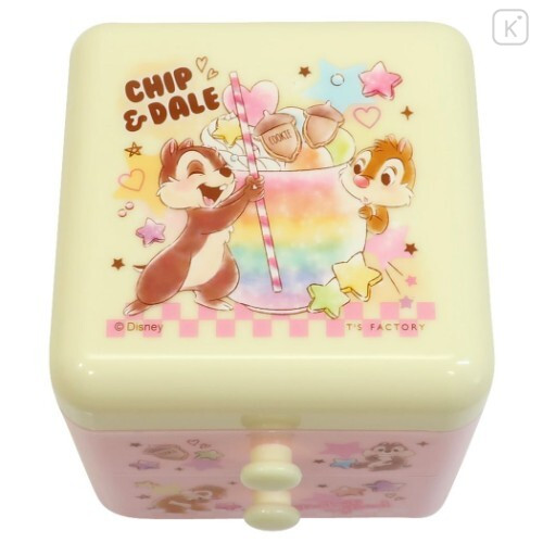 Japan Disney Chest with Drawers - Chip & Dale / Colorful Dream - 2